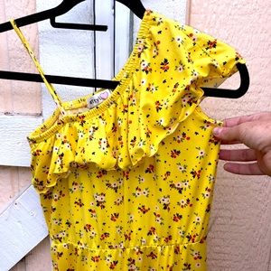 Yellow Floral Jumpsuit